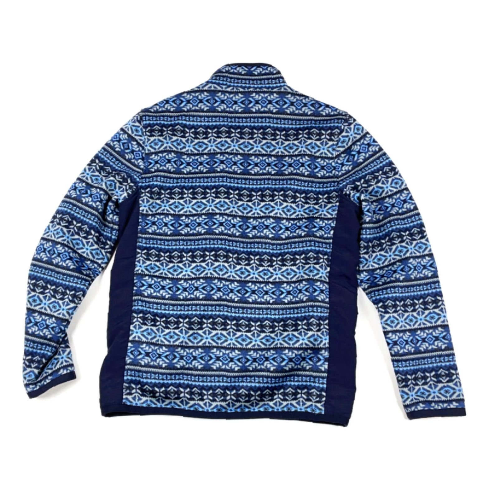 Vineyard Vines Vineyard Vines Fair Isle Blue Full Zip Fleece Jacket Women's XS Geometric Ski Size XS / US 0-2 / IT 36-38 - 2 Thumbnail