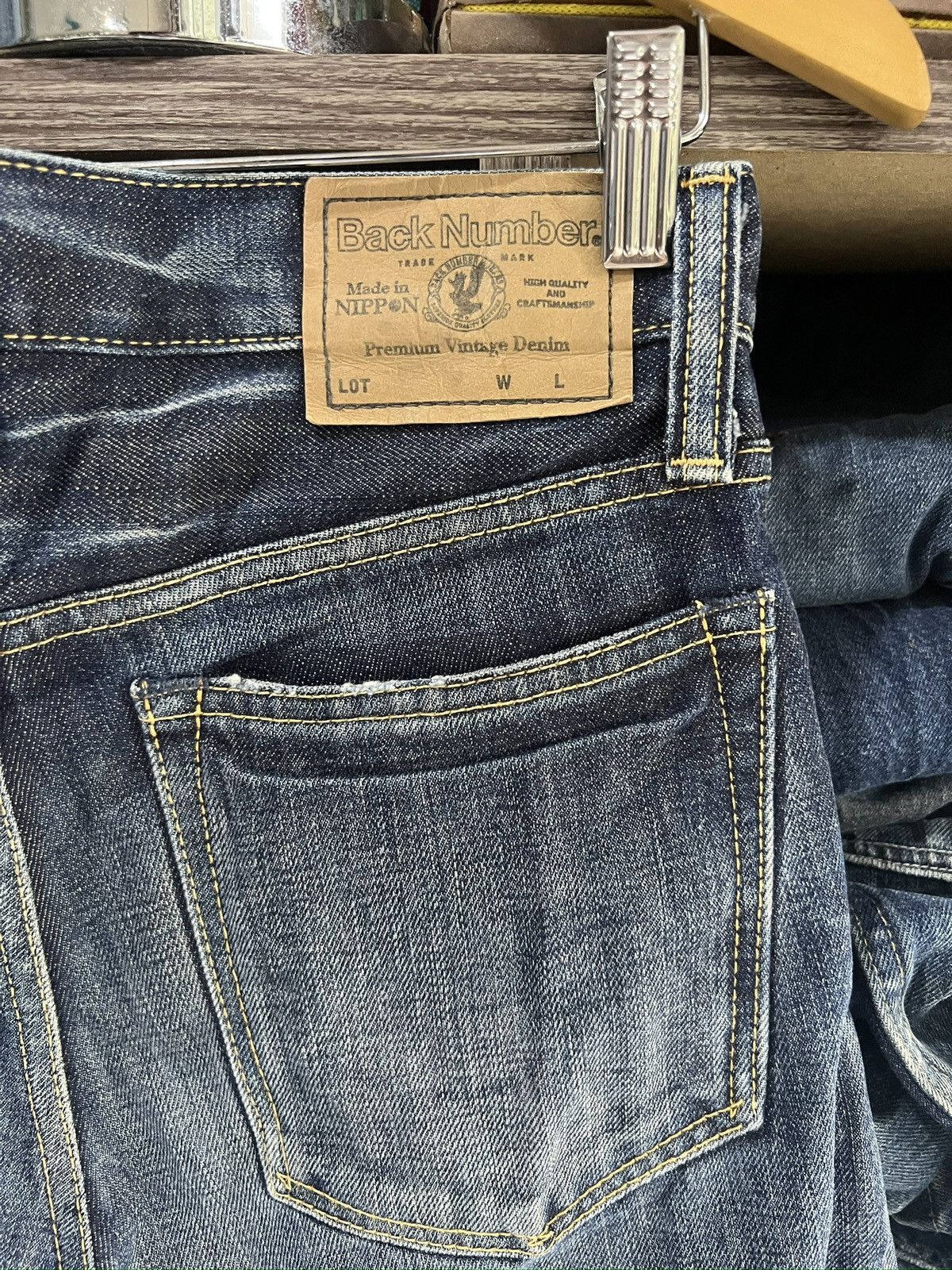 Japanese Brand 🔥Back Number Premium Vintage Flared Denim Size US 29 - 14 Thumbnail