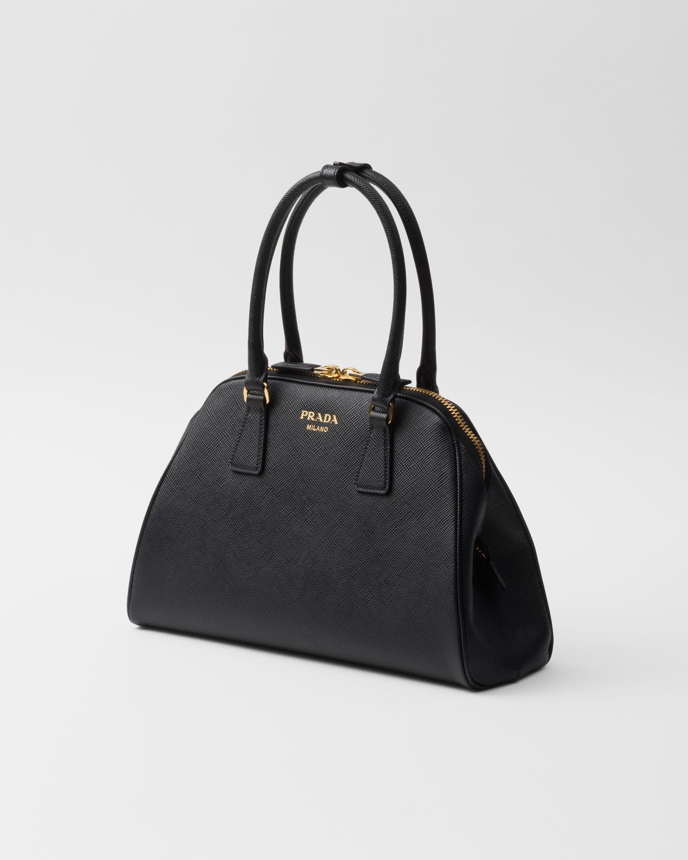 Prada o1la1rc1a0925 Size: OS / Medium Saffiano Leather Bag Black Size ONE SIZE - 2 Thumbnail
