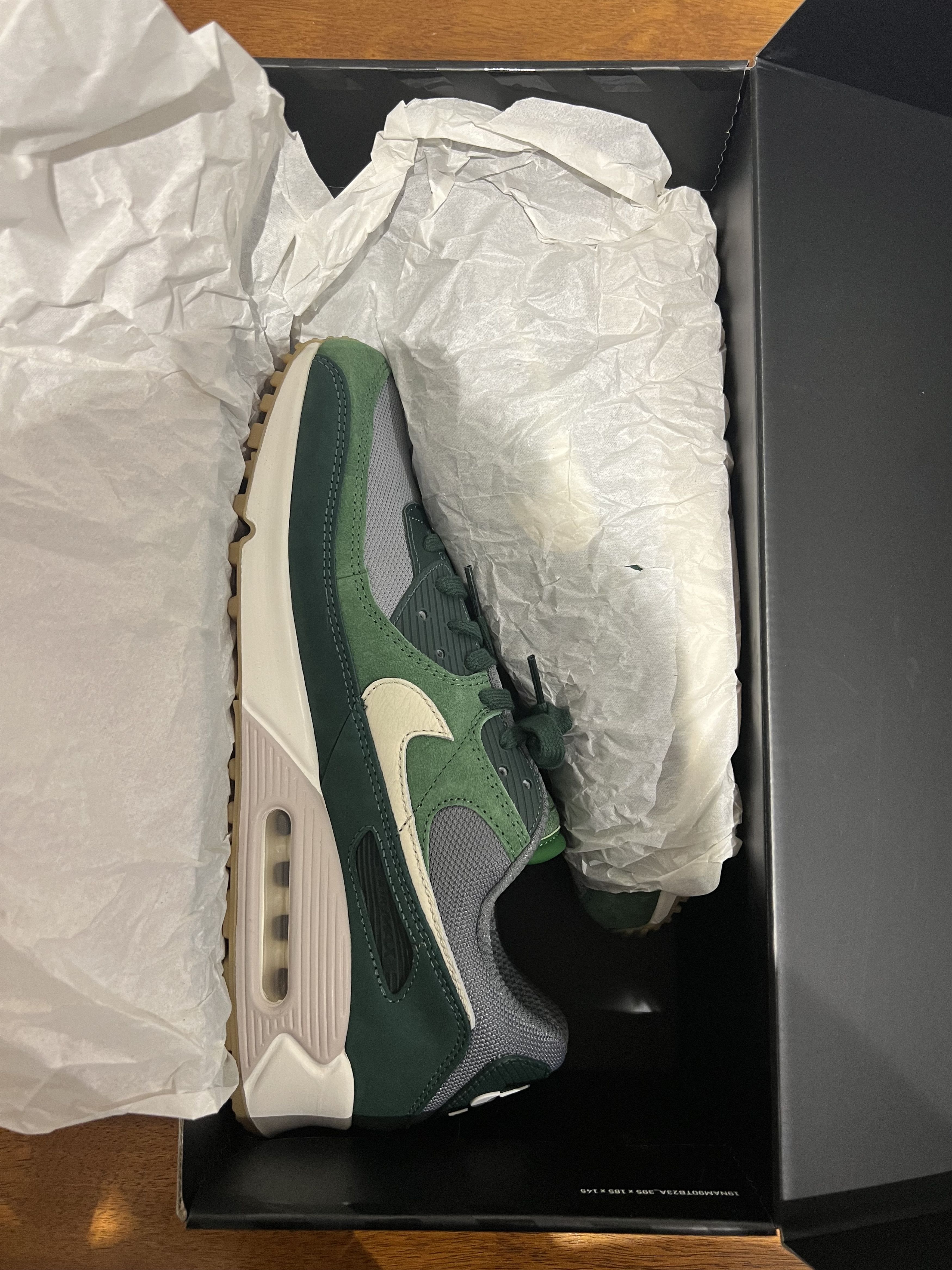 Nike 💚 2022 Nike Air Max 90 PRM Pro Green/Pale Ivory US 13 NEW Size US 13 / EU 46 - 19 Thumbnail