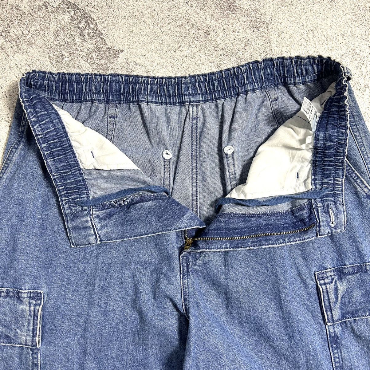 Japanese Brand Vtg y2k Superwide Cargo GU Size US 36 / EU 52 - 5 Thumbnail