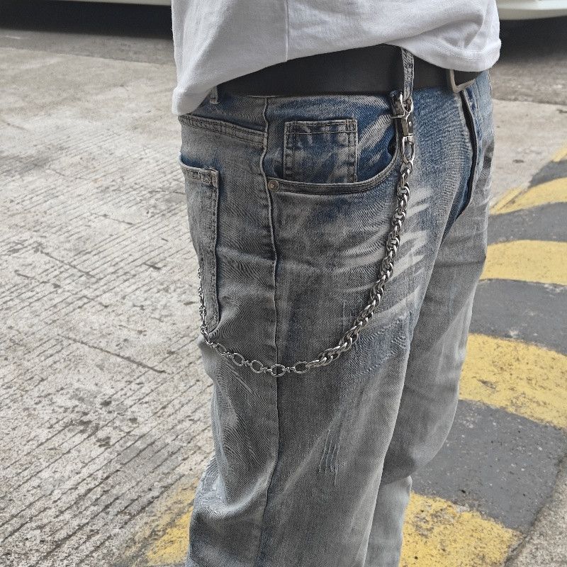 Japanese Brand × Jewelry Stainless Steel Snake Chain Pants Accessory Punk Style Size ONE SIZE - 2 Thumbnail