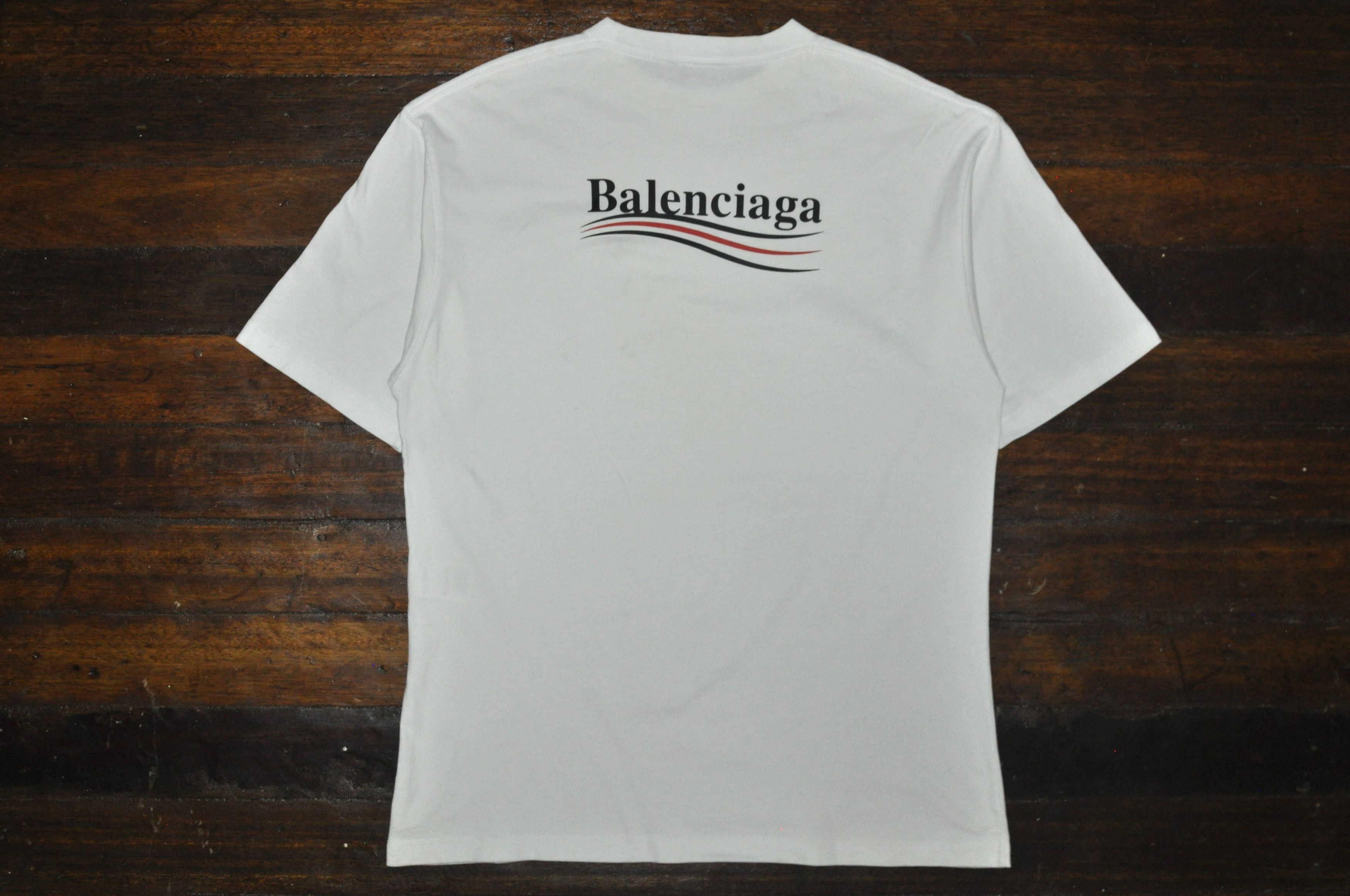 image of Balenciaga - 2021 - Political Campaign Tee in White, Women's (Size XS)