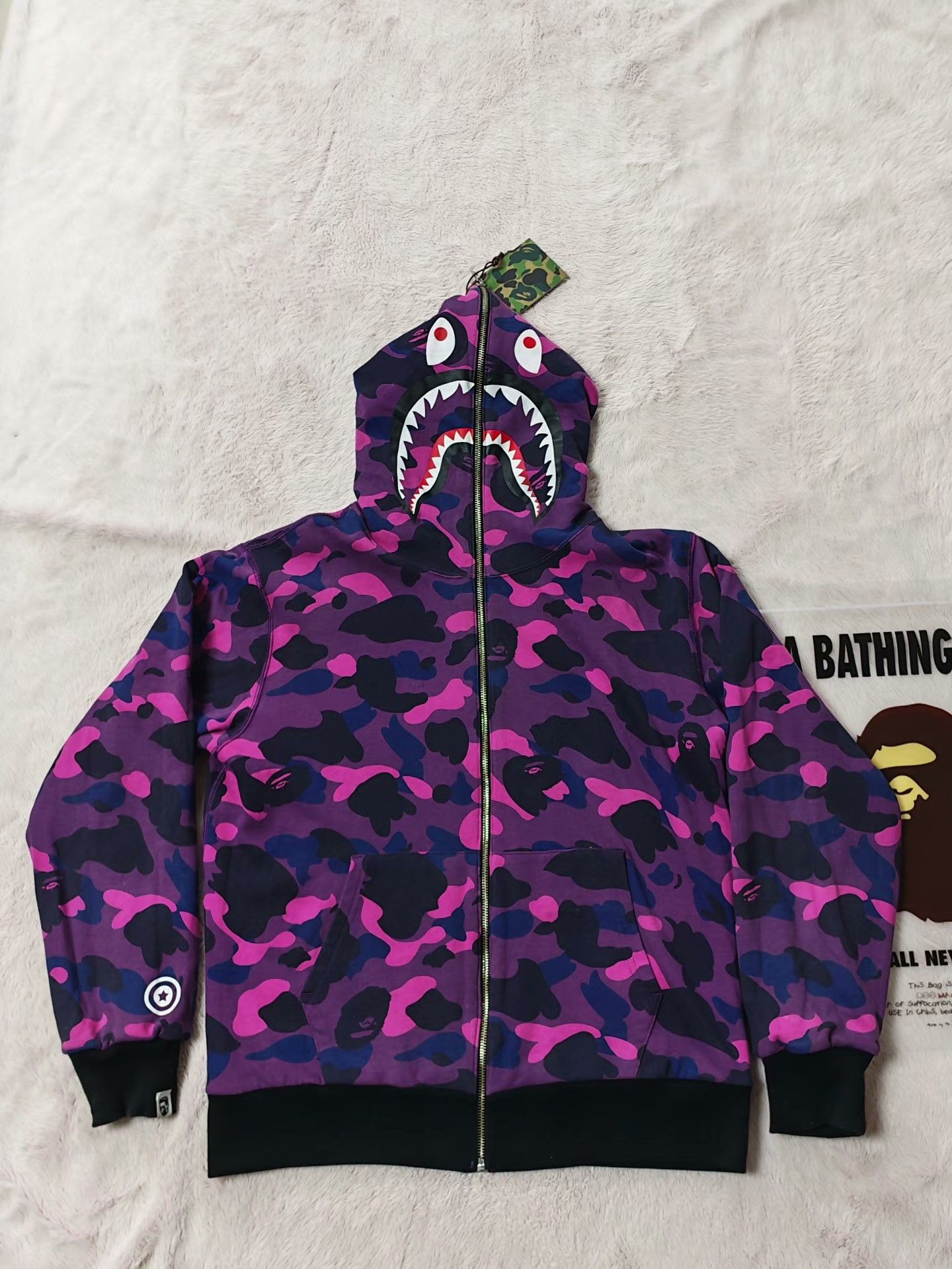 Bape Bape Purple Light Jacket L Men Size US L / EU 52-54 / 3 - 1 Thumbnail