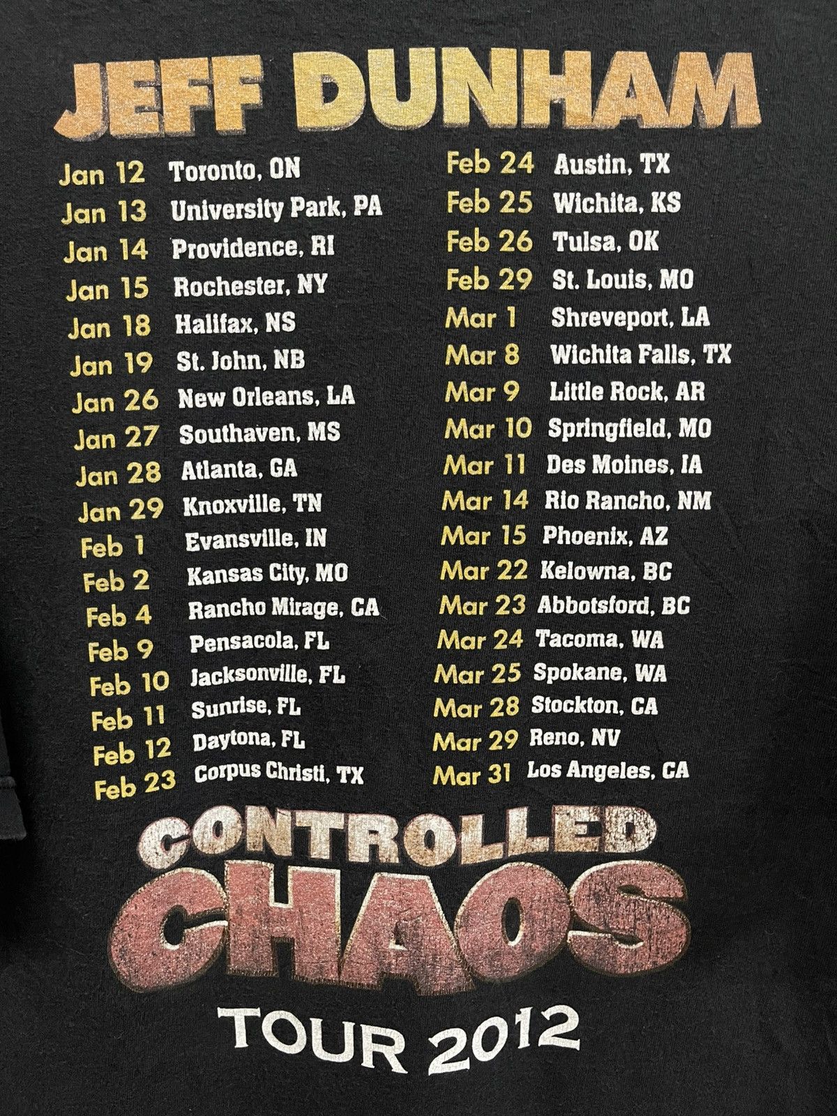 Other Jeff Dunham Controlled Chaos Tour🔥🔥🔥 Size US XL / EU 56 / 4 - 7 Thumbnail