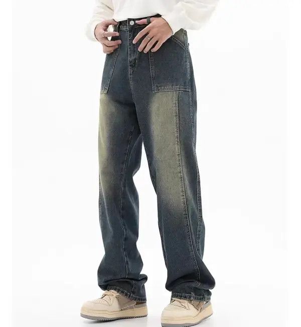 VIBE Vintage Wash Distressed Straight Jeans Size US 32 / EU 48 - 3 Thumbnail