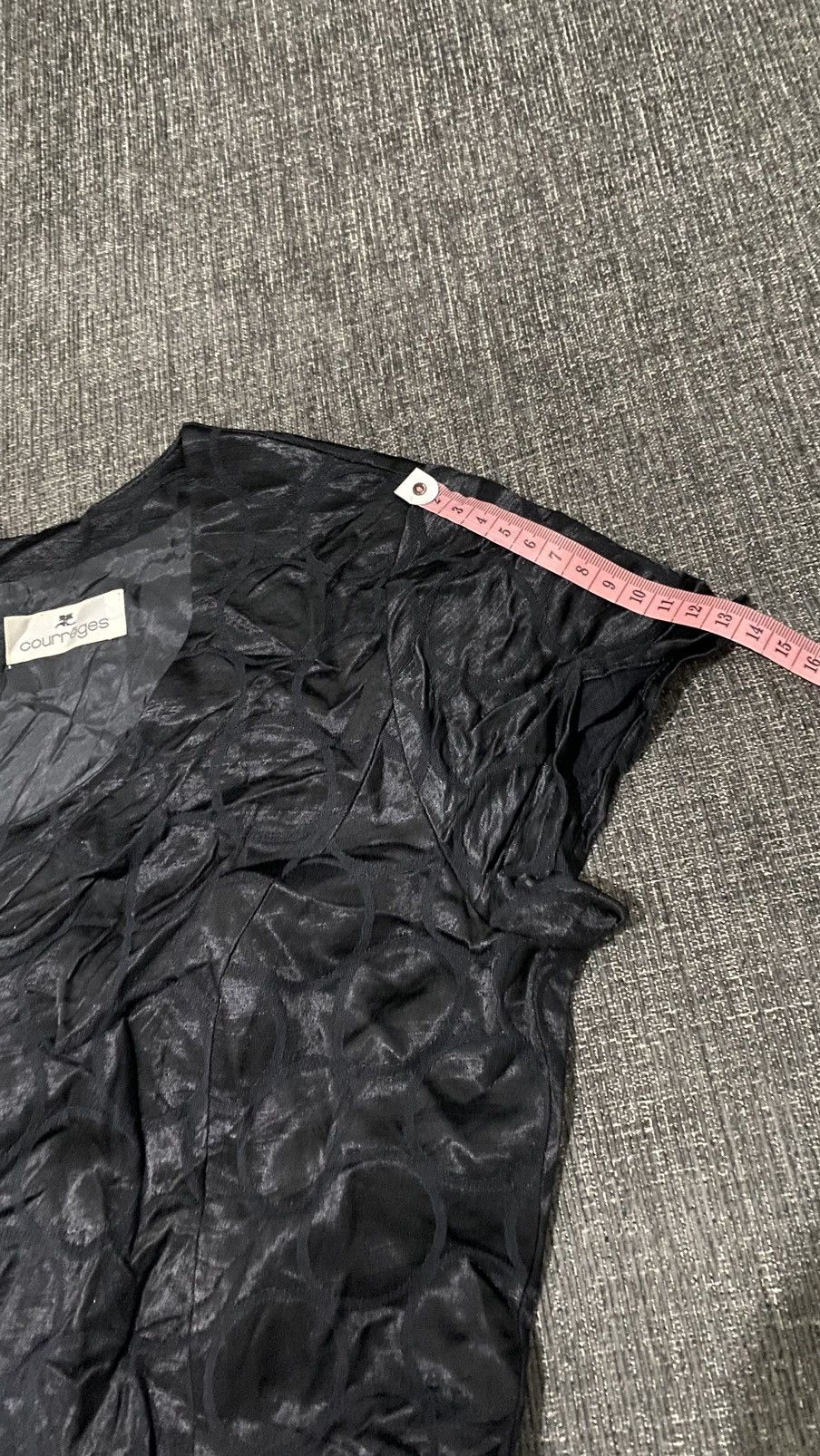 Courreges Courreges Midi Black Dress Size XS / US 0-2 / IT 36-38 - 16 Thumbnail