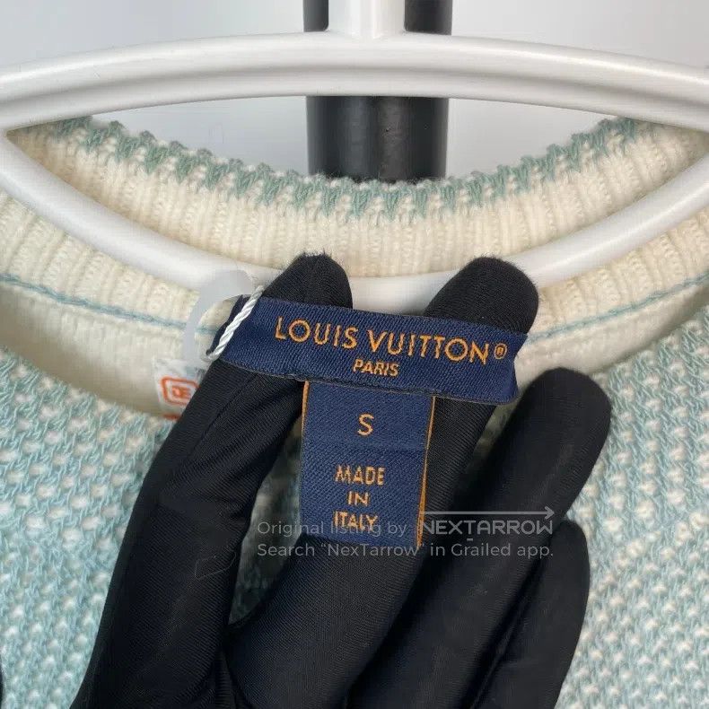 Louis Vuitton Louis Vuitton Cashmere paneled sweater Size US S / EU 44-46 / 1 - 8 Thumbnail