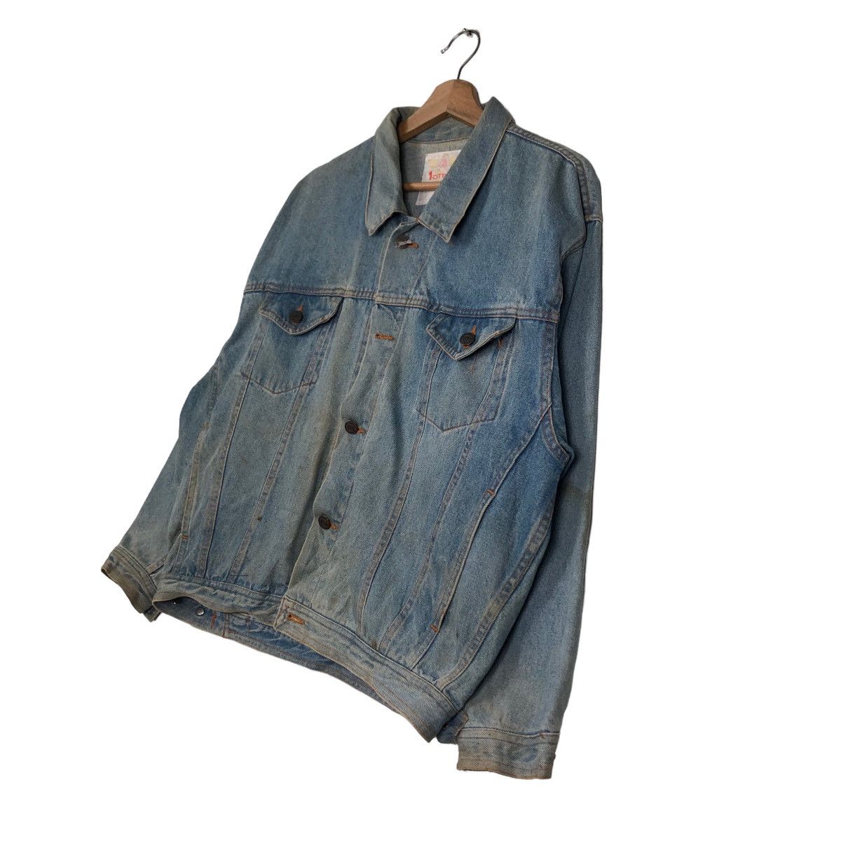 Hysteric Glamour 🔥Vintage Trucker Denim Jacket Radio FM Japan Biker Wear Size US M / EU 48-50 / 2 - 2 Thumbnail