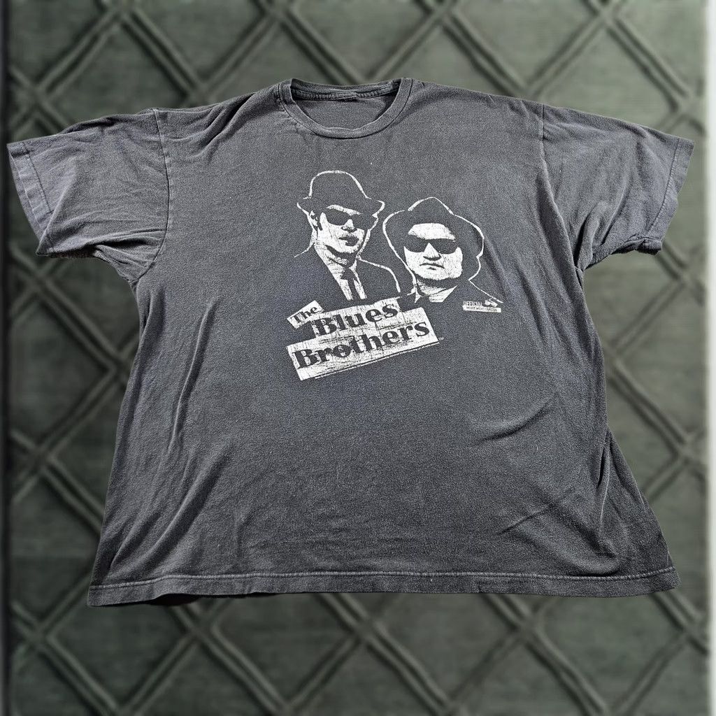 Vintage The Blues Brothers Shirt Mens XL Black Official Movie Music Graphic Tee Comedy Size US XL / EU 56 / 4 - 1 Thumbnail