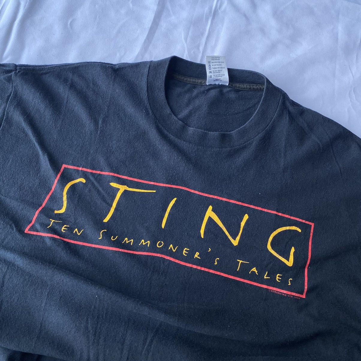 Band Tees × Vintage Vintage 90s Sting Ten Summoner’s Tales World Tour Tees Size US XL / EU 56 / 4 - 7 Thumbnail