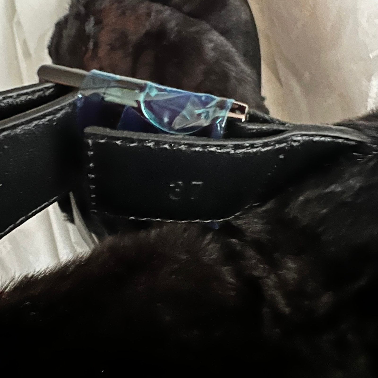 Moncler MONCLER Solarisse Faux Fur Slingback Sandals, IT37/US7 Size US 7 / IT 37 - 12 Thumbnail