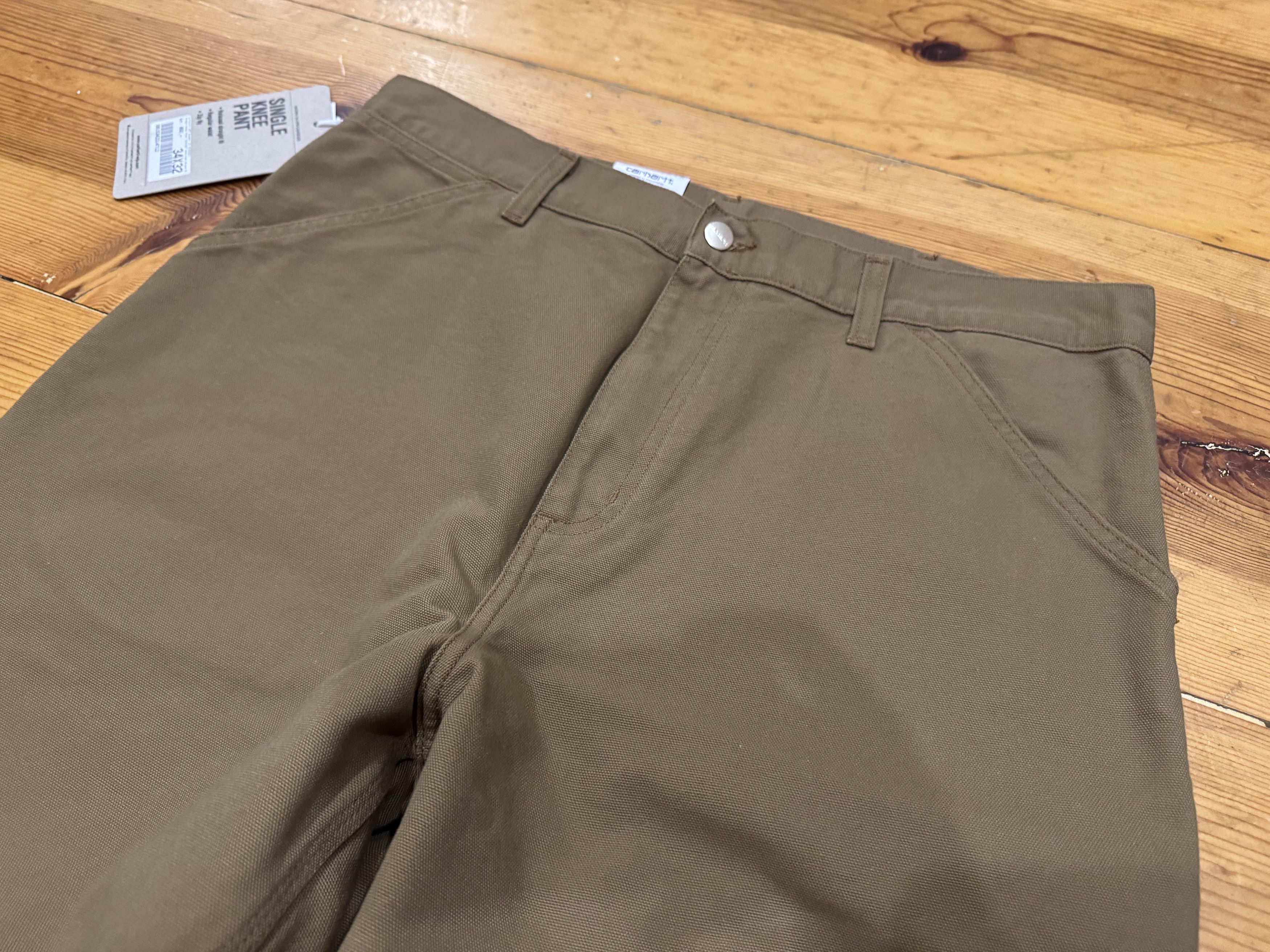 Carhartt Wip Carhartt WIP Single Knee Pant Hamilton Brown sz. 34x32 Size US 34 / EU 50 - 2 Thumbnail