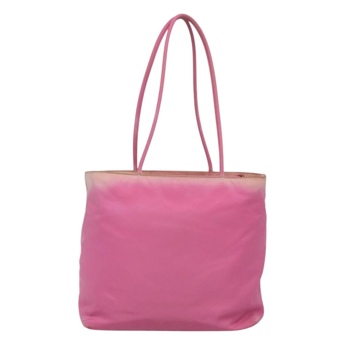 Prada PRADA Tote Bag Nylon Pink Silver Size ONE SIZE - 3 Thumbnail