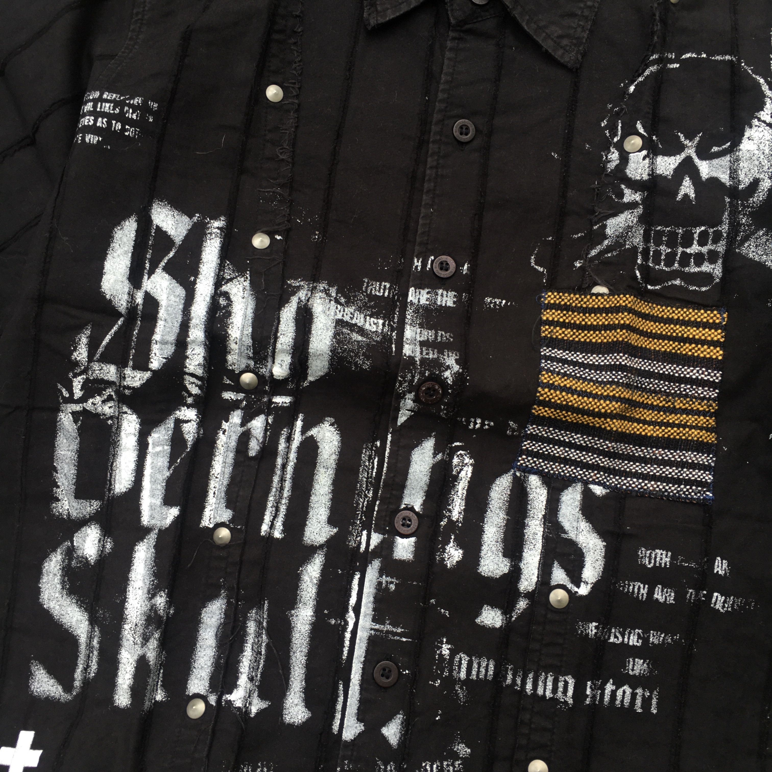 Japanese Brand Bernings sho poem shirt distressed Size US M / EU 48-50 / 2 - 3 Thumbnail