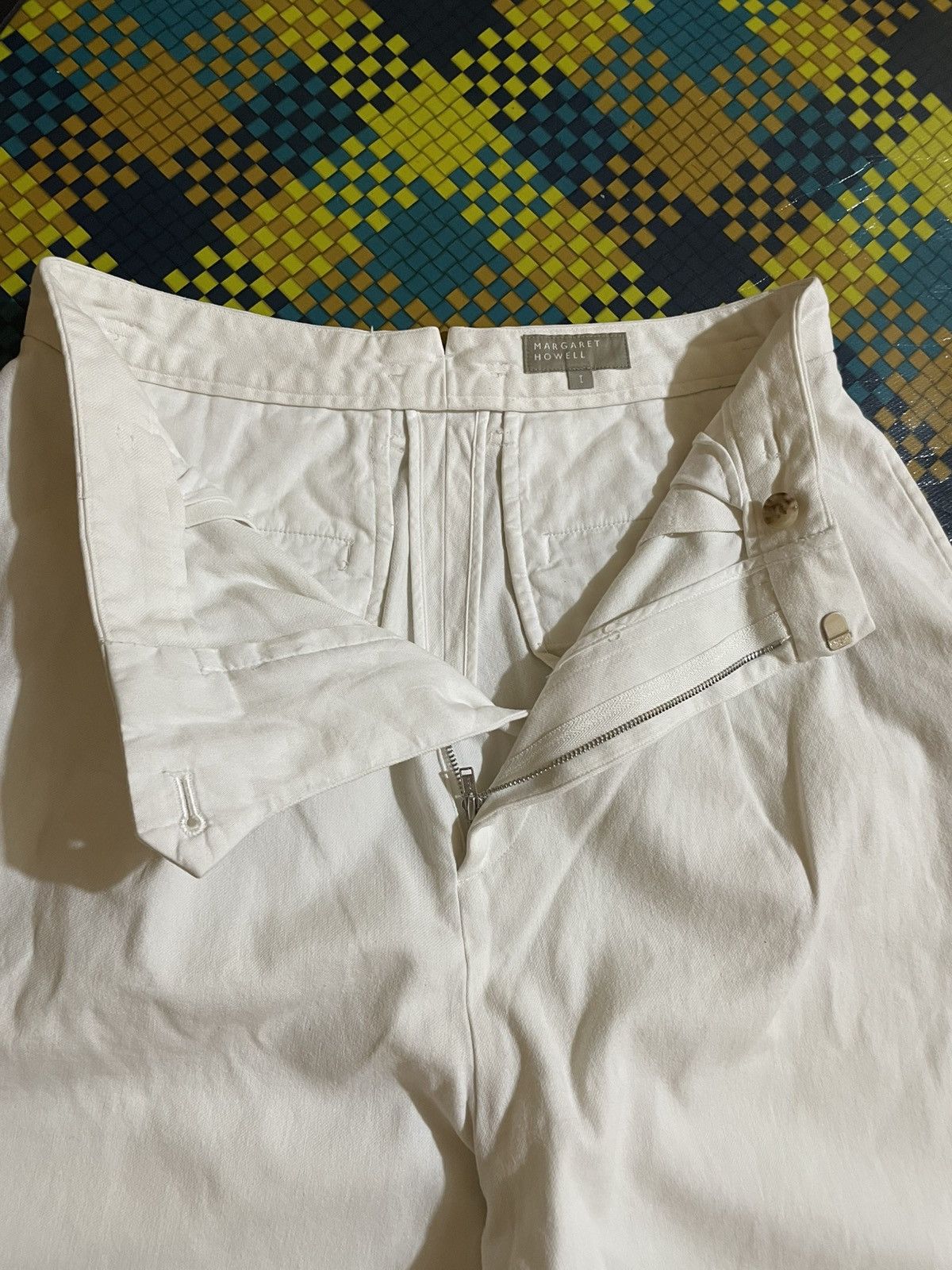 Margaret Howell Margaret Howell Made in Japan Wide-Leg Pleated Trousers Size 27" / US 4 / IT 40 - 8 Thumbnail