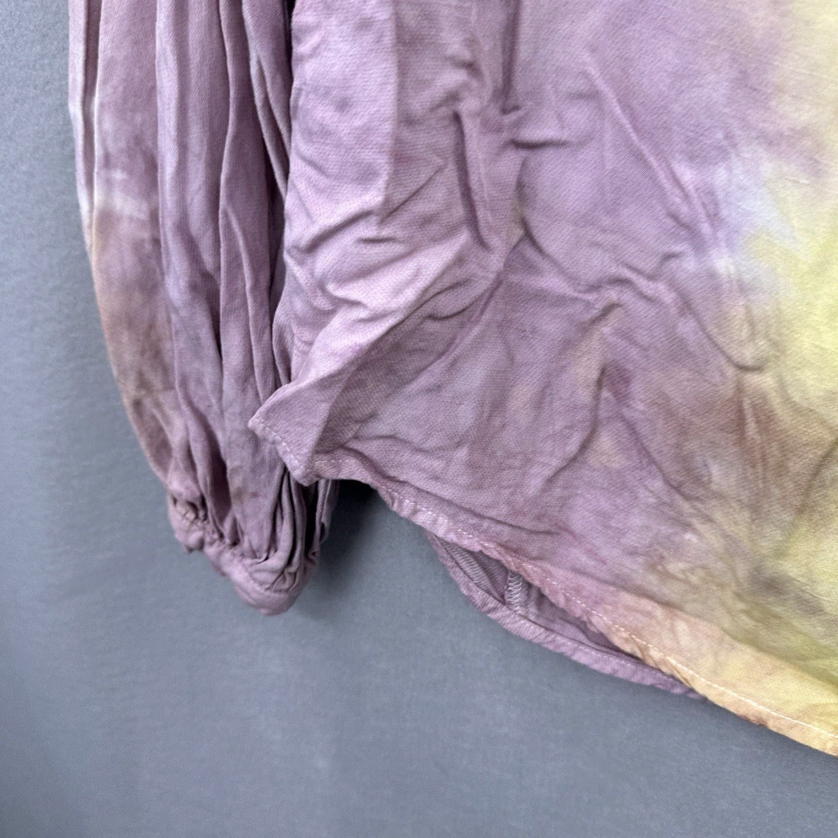 Anthropologie Floreat Blouse Womens 6 Anthropologie Off The Shoulder Tie Dye Ombre Cottagecore Size M / US 6-8 / IT 42-44 - 6 Thumbnail