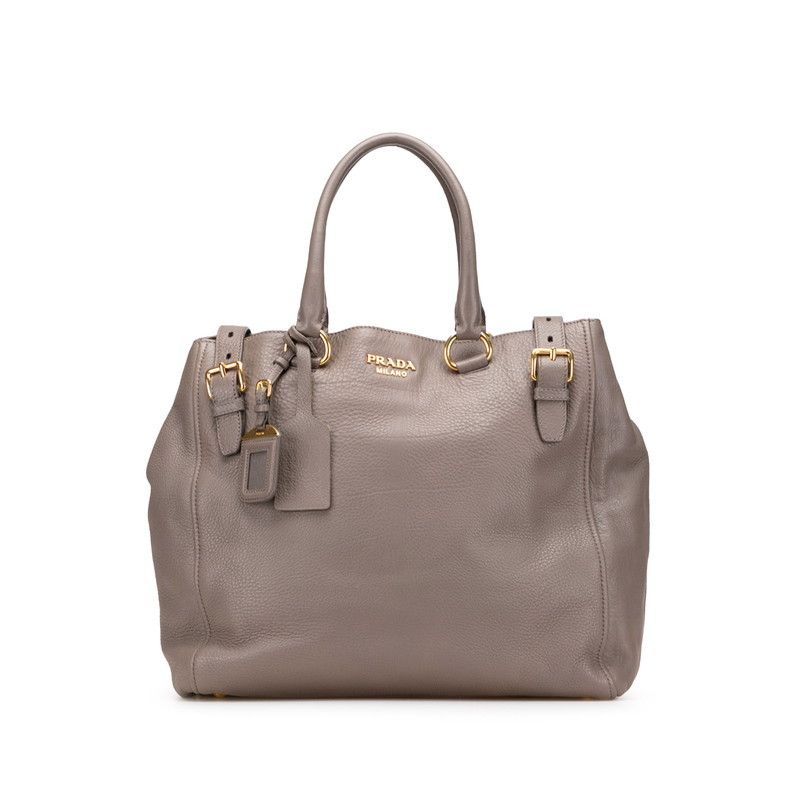 Prada Prada Prada Official Unnamed Leather Tote Bag Leather Tote Bag Size ONE SIZE - 1 Thumbnail