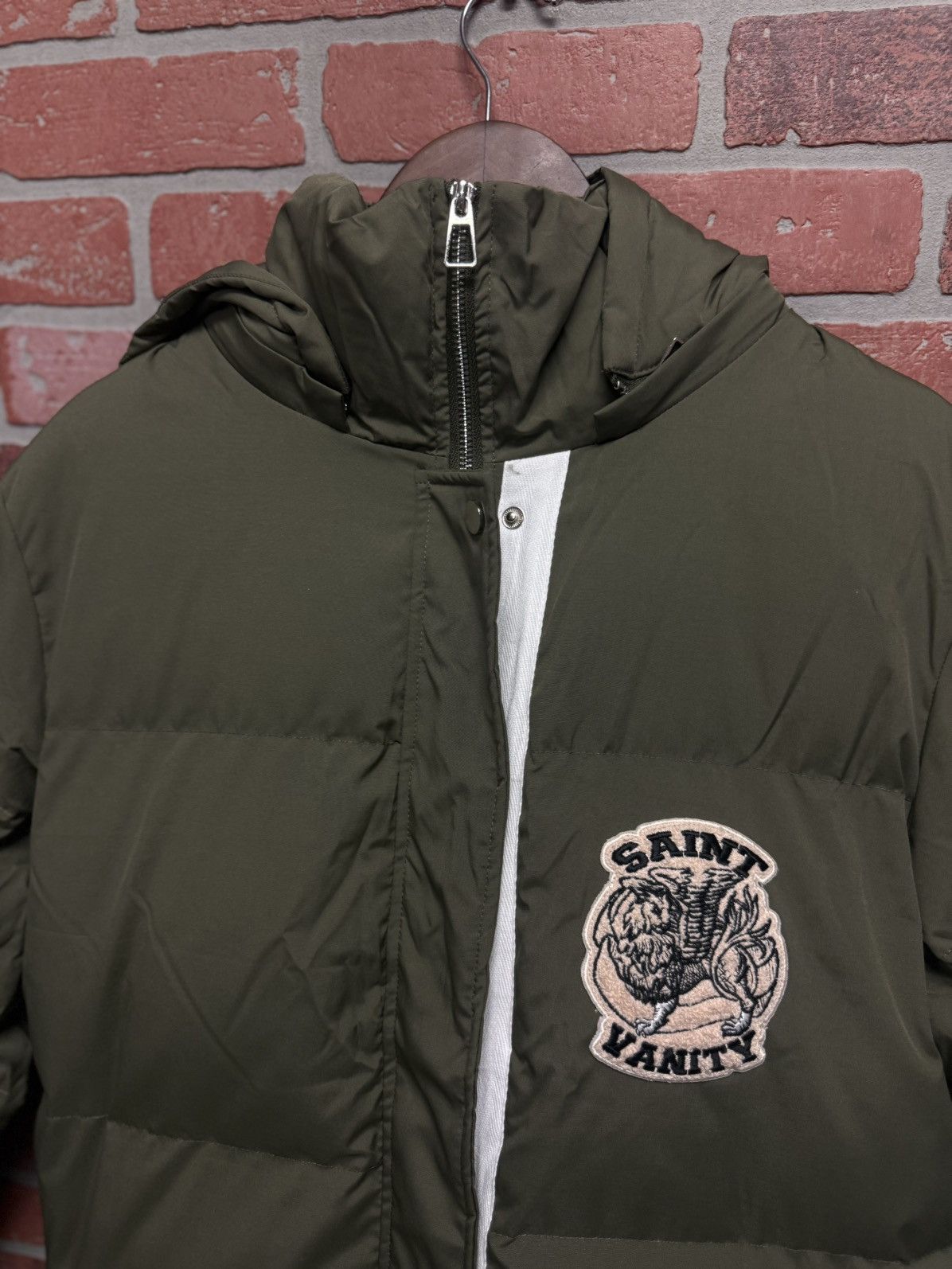 Saint Vanity Saint Vanity Green Puffer Jacket (Exlusive) Size M Size US M / EU 48-50 / 2 - 6 Thumbnail