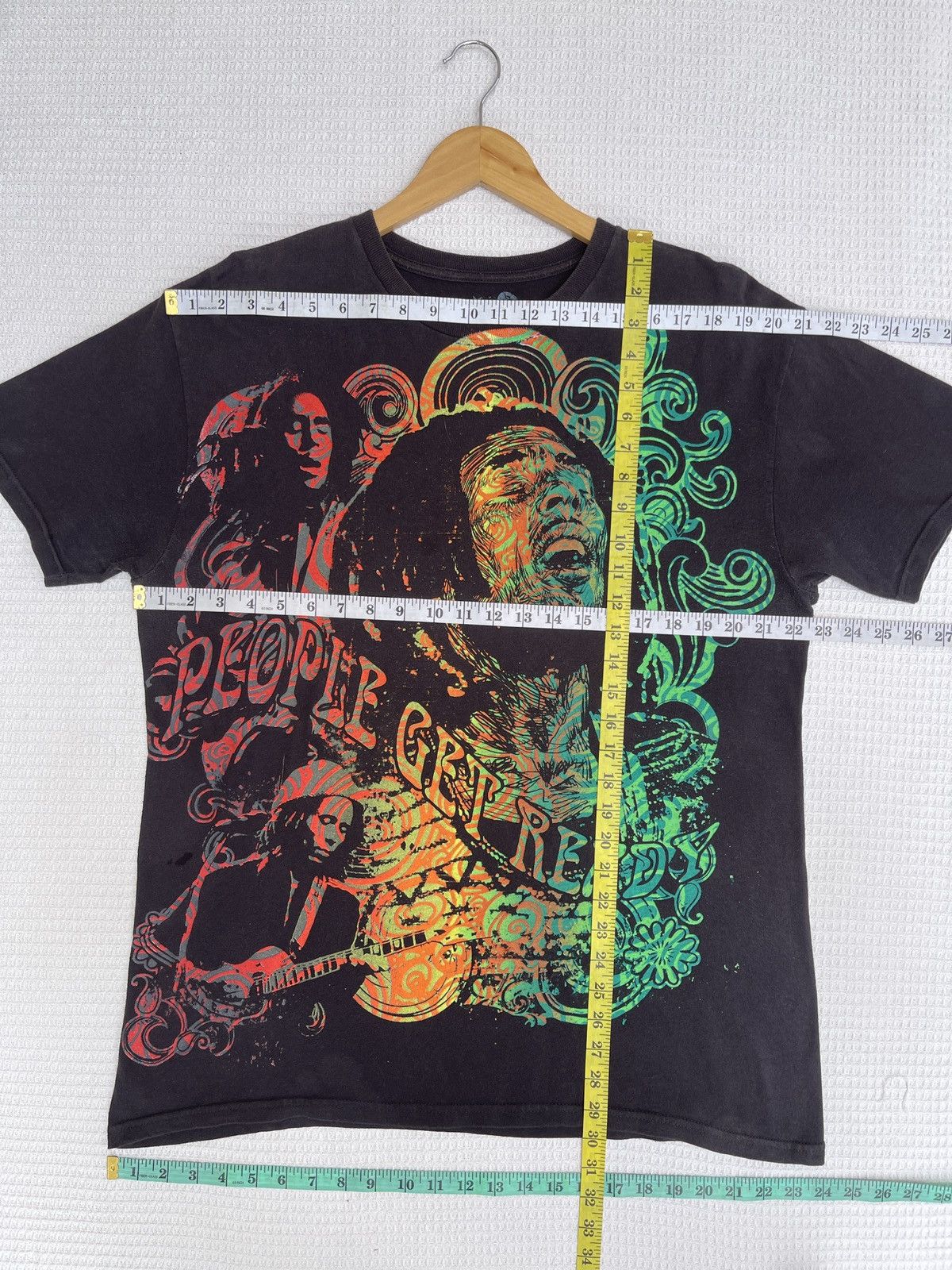 Bob Marley × Rap Tees × Vintage Last Drop🔥Rare🔥Vintage BOB MARLEY Rasta Rap Tees Tee Size US L / EU 52-54 / 3 - 8 Thumbnail