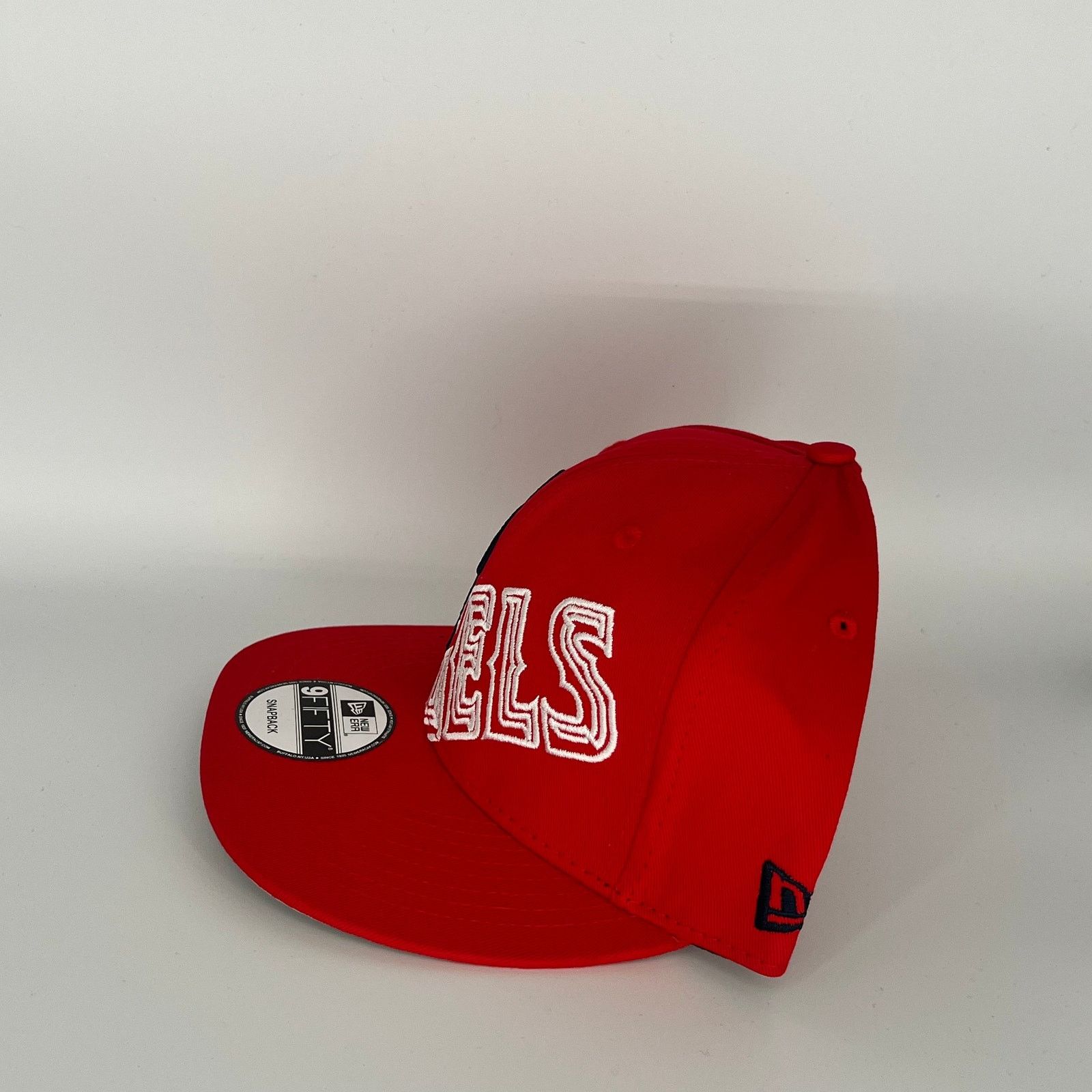 New Era Red Los Angeles Angels Angels Side Patch New Era MLB 9Fifty Size ONE SIZE - 2 Thumbnail