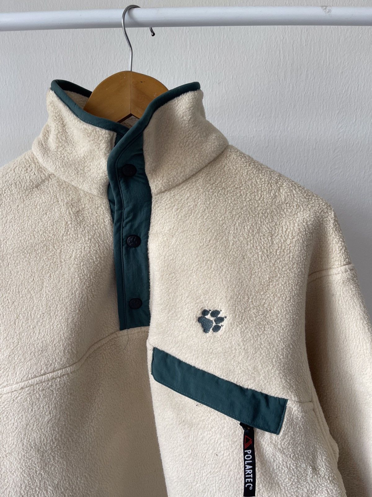 Jack Wolfskin × Vintage JackWolfskin Polatec Fleece Half Button Jacket Size US L / EU 52-54 / 3 - 4 Thumbnail