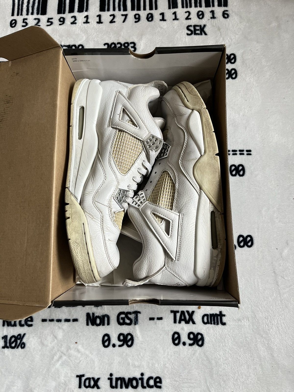 Jordan Brand × Nike Jordan 4 pure money 2006 Size US 12.5 / EU 45-46 - 1 Thumbnail