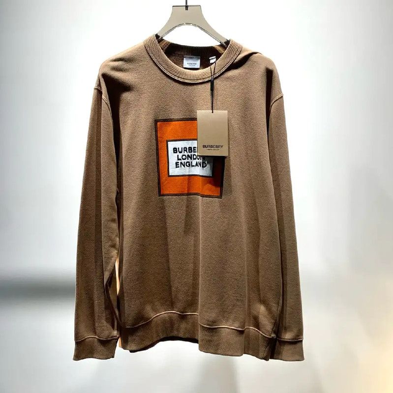 Burberry Burberry Khaki Cotton Men's Sweatshirt Size US XL / EU 56 / 4 - 1 Thumbnail