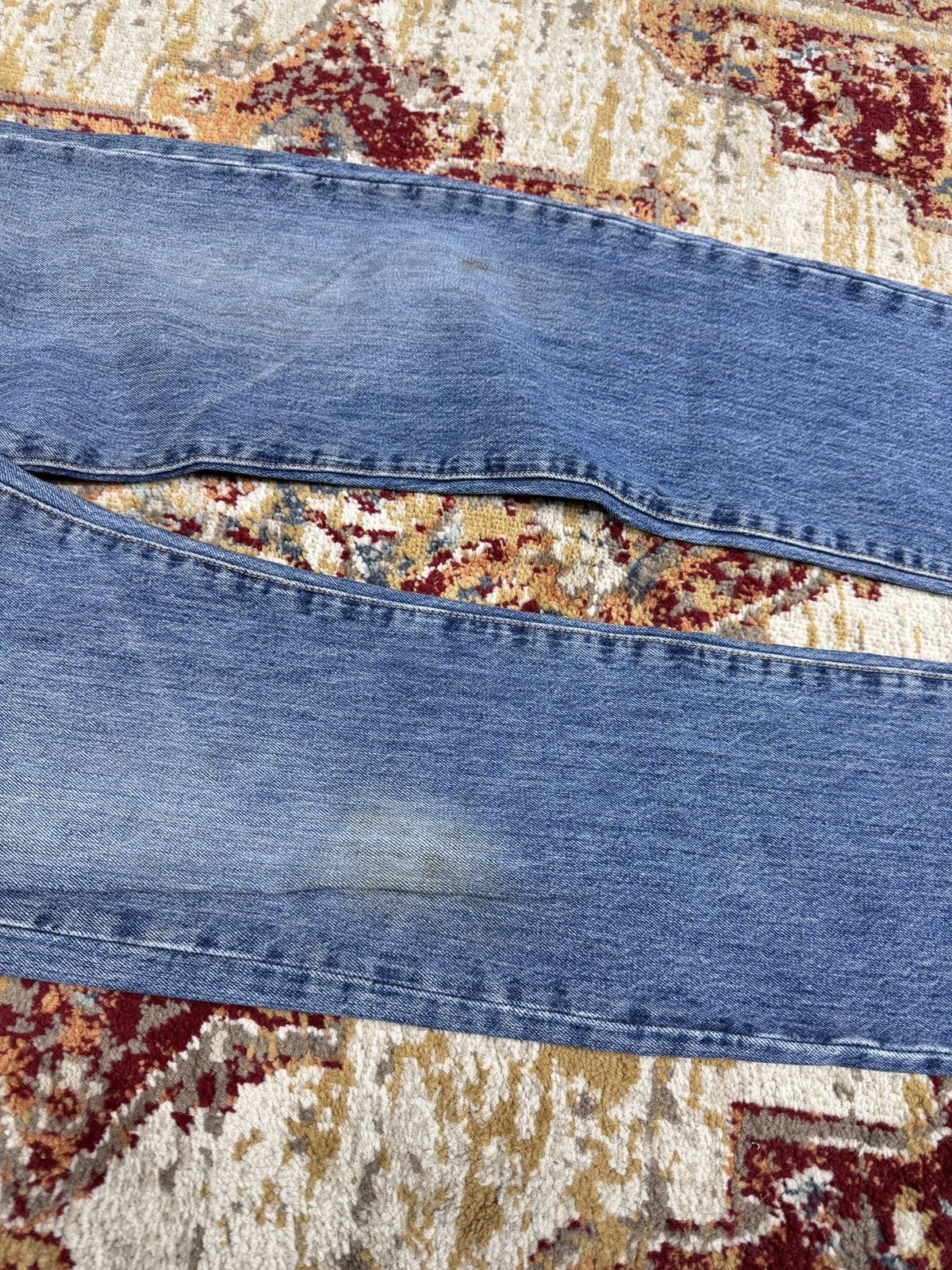 Levi's × Vintage Levi's 501 Baggy Denim Washed Black Jeans Pants Vintage Size US 32 / EU 48 - 3 Thumbnail