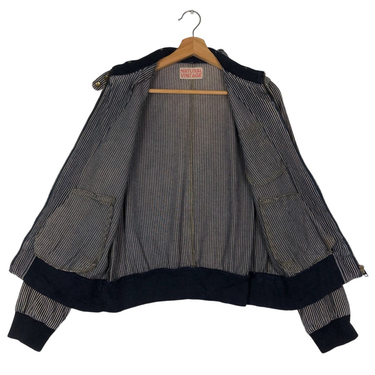 Hysteric Glamour 🔥Vintage Hikory Chore Jacket Natural Vintage Japan Made Size US M / EU 48-50 / 2 - 11 Thumbnail