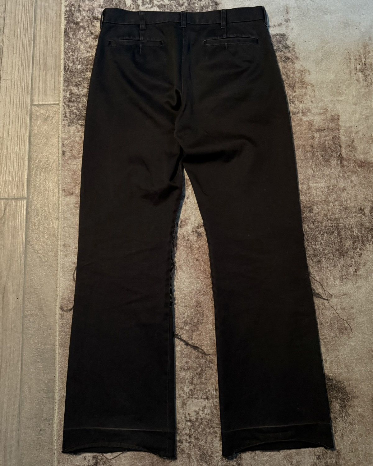 Undercover SS02 "The Illusion of Haze" Double Knee Fringe Pants Size US 30 / EU 46 - 2 Thumbnail