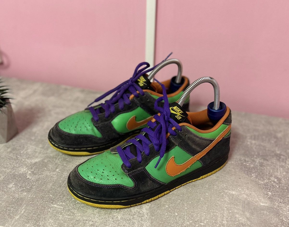 Nike Nike Dink Premium SB Low Green Spark Hoop Orange Halloween Size US 10.5 / EU 43-44 - 3 Thumbnail
