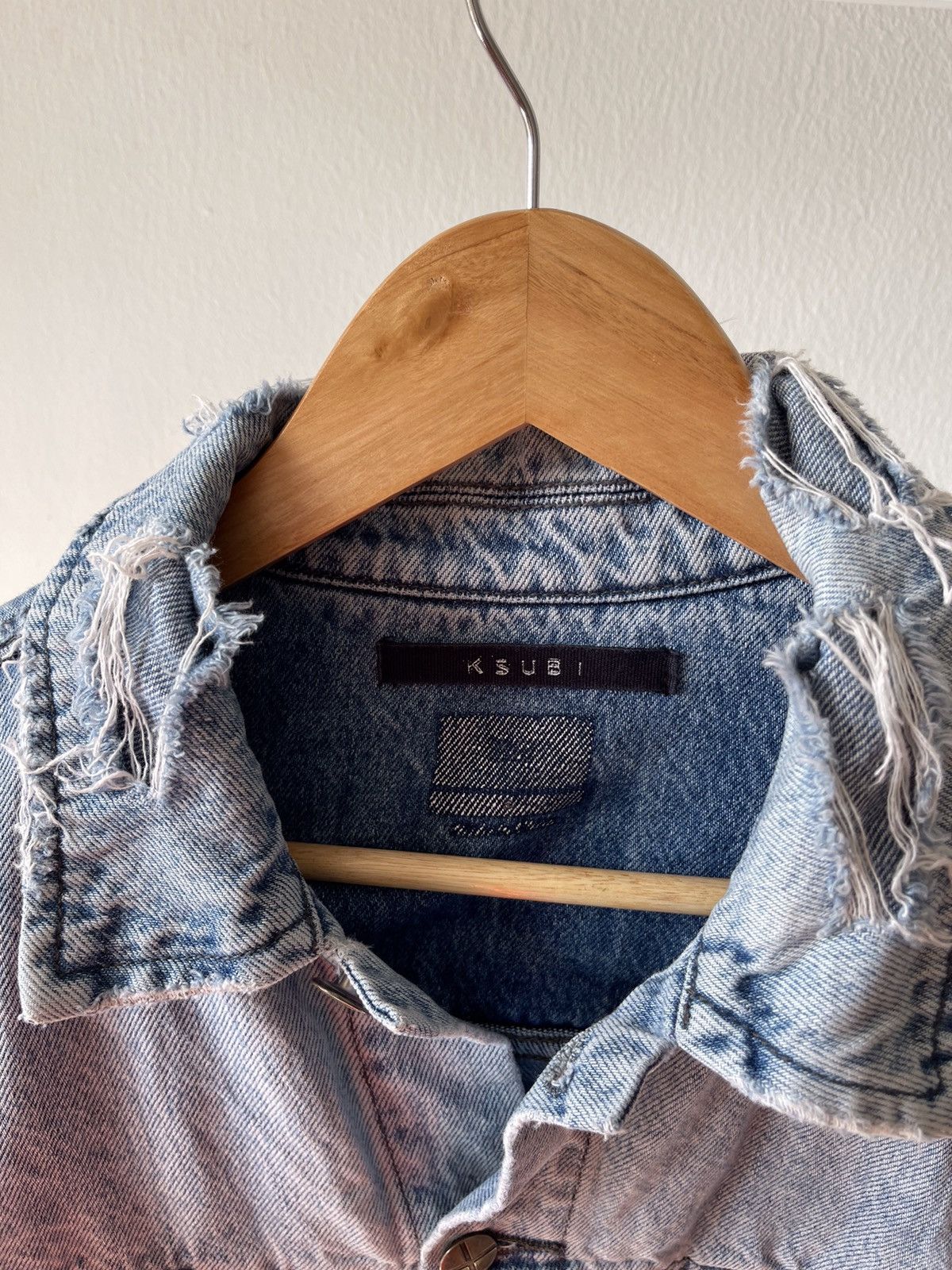 Ksubi Ksubi Distressed Denim Jacket a5 Size US L / EU 52-54 / 3 - 13 Thumbnail