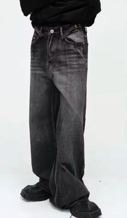 VIBE Washed Wide Leg Jeans Size US 30 / EU 46 - 5 Thumbnail