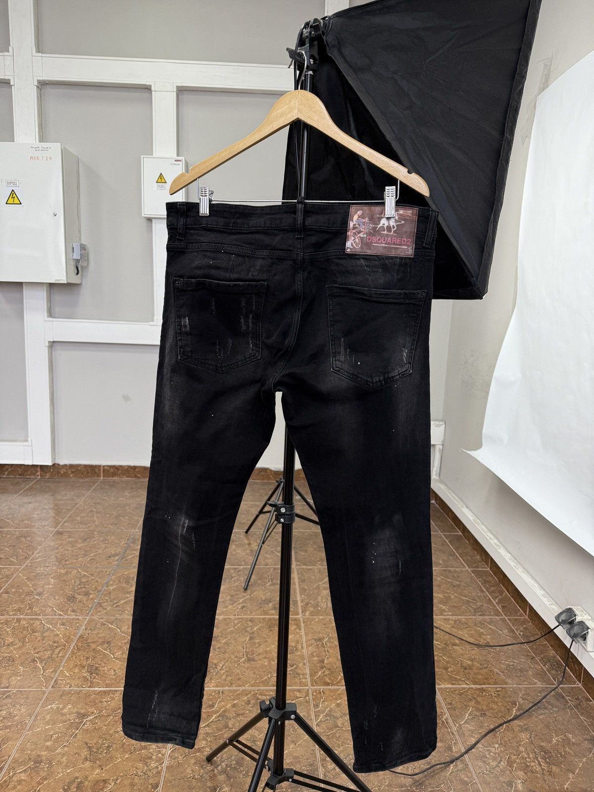 Dsquared2 🇮🇹 Y2K Dsquared2 Punk Jeans Made in Italy Rare Retro Hype Size US 36 / EU 52 - 2 Thumbnail