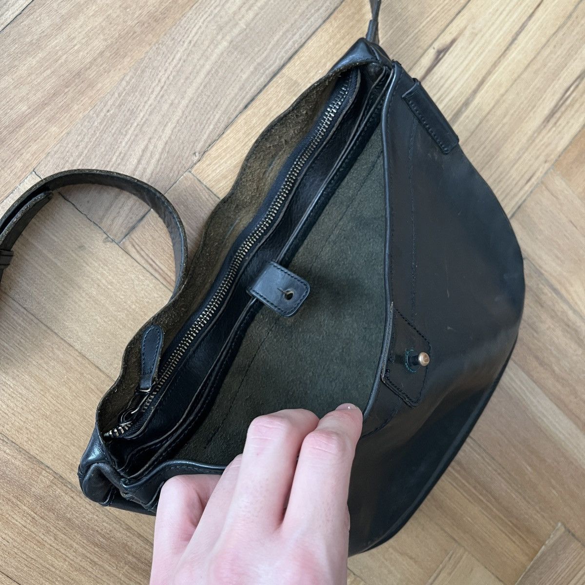 バッグ Y's yohji yamamoto leather bag archive Yohji Yamamoto Y's Archive Leather Crossbody Bag