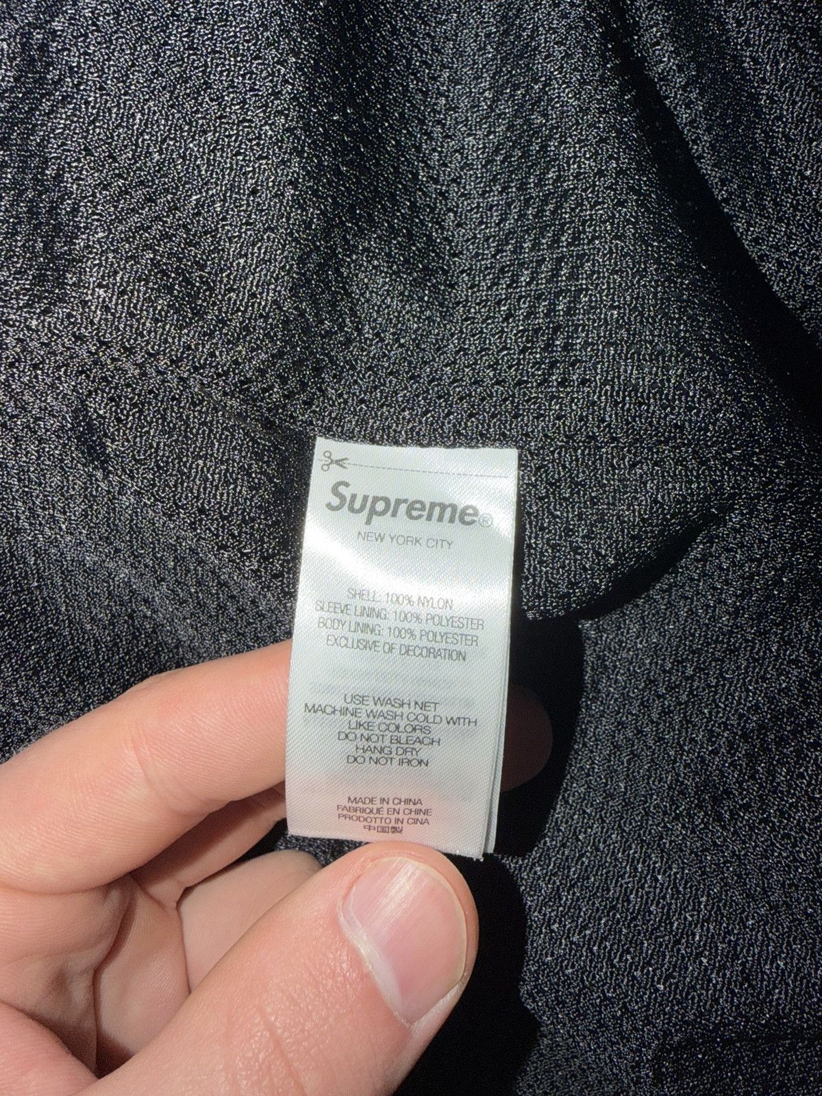 Supreme (Rare) Supreme Spellout Embroidered Track Jacket Black(SS25) Size US L / EU 52-54 / 3 - 3 Thumbnail