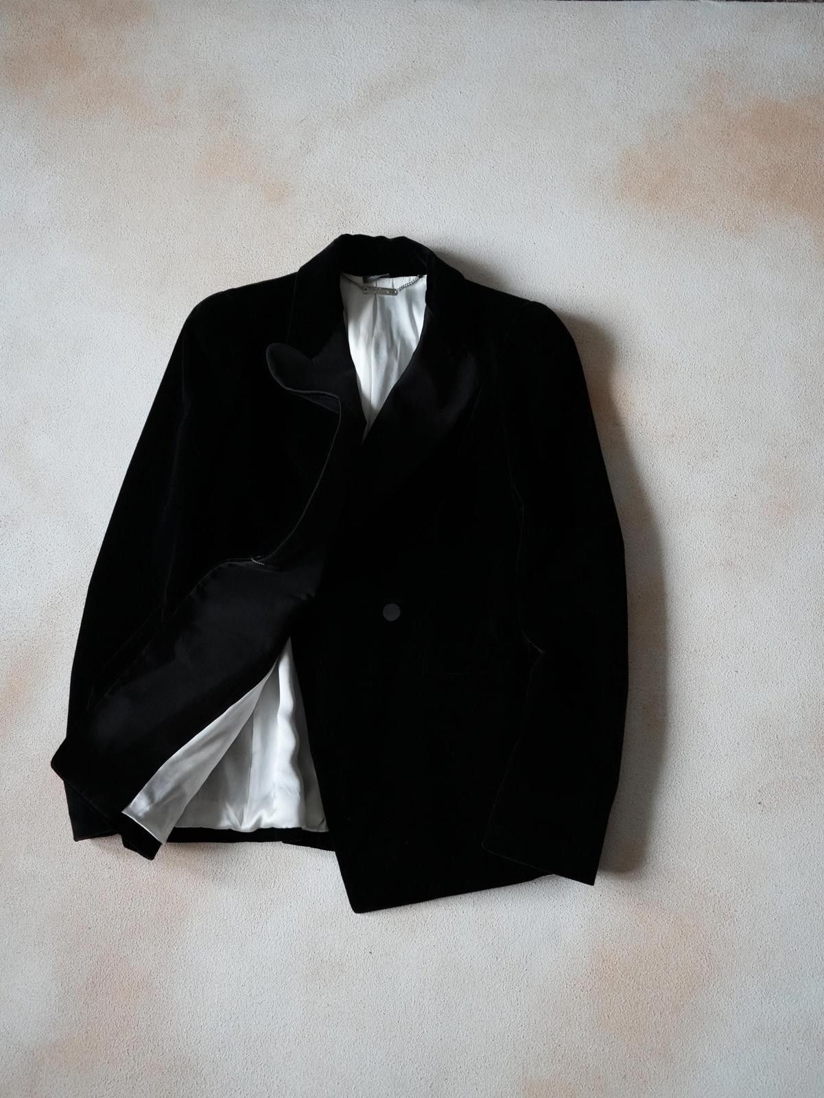 Other NEW FW2013 Alexander McQueen Velvet Tailored Blazer Women Size S / US 4 / IT 40 - 6 Thumbnail