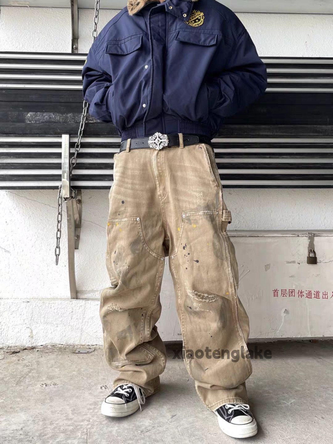 Vintage zx vintage wide Leg Balenciaga kith style carpenter pants Size US 32 / EU 48 - 4 Thumbnail
