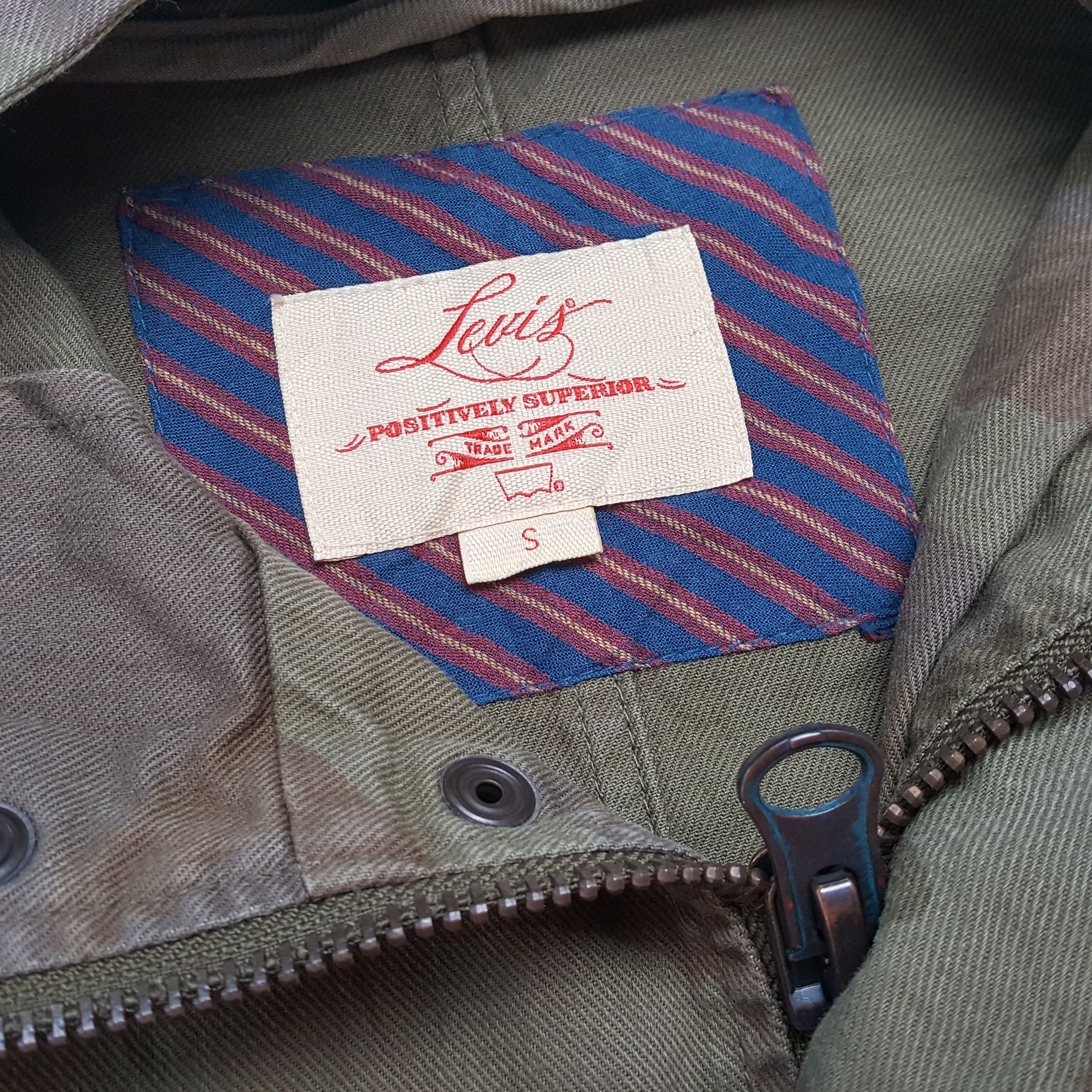 Levi's × Vintage LEVIS Streetwear Winter Style Camo Design Parkas Jacket Size XS / US 0-2 / IT 36-38 - 10 Thumbnail