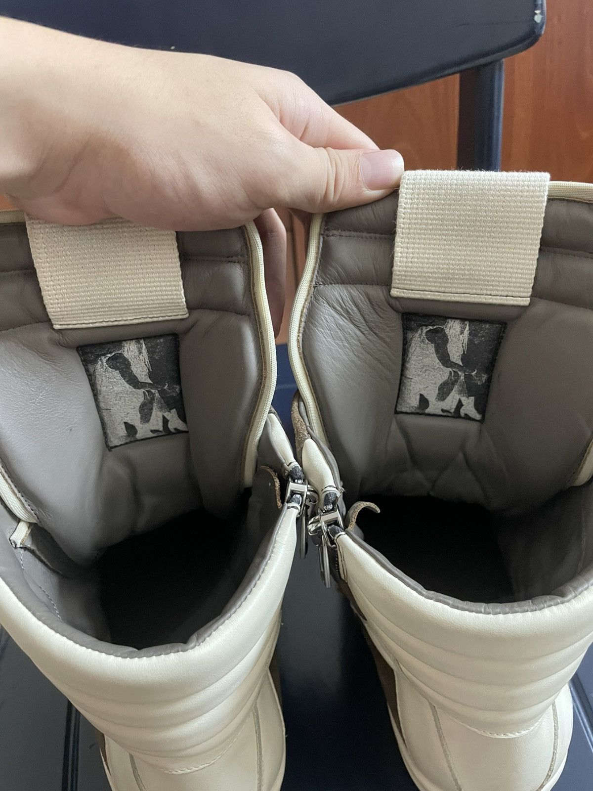 Rick Owens SS19 Rick Owens geobasket in brown suede Size US 8.5 / EU 41-42 - 19 Thumbnail