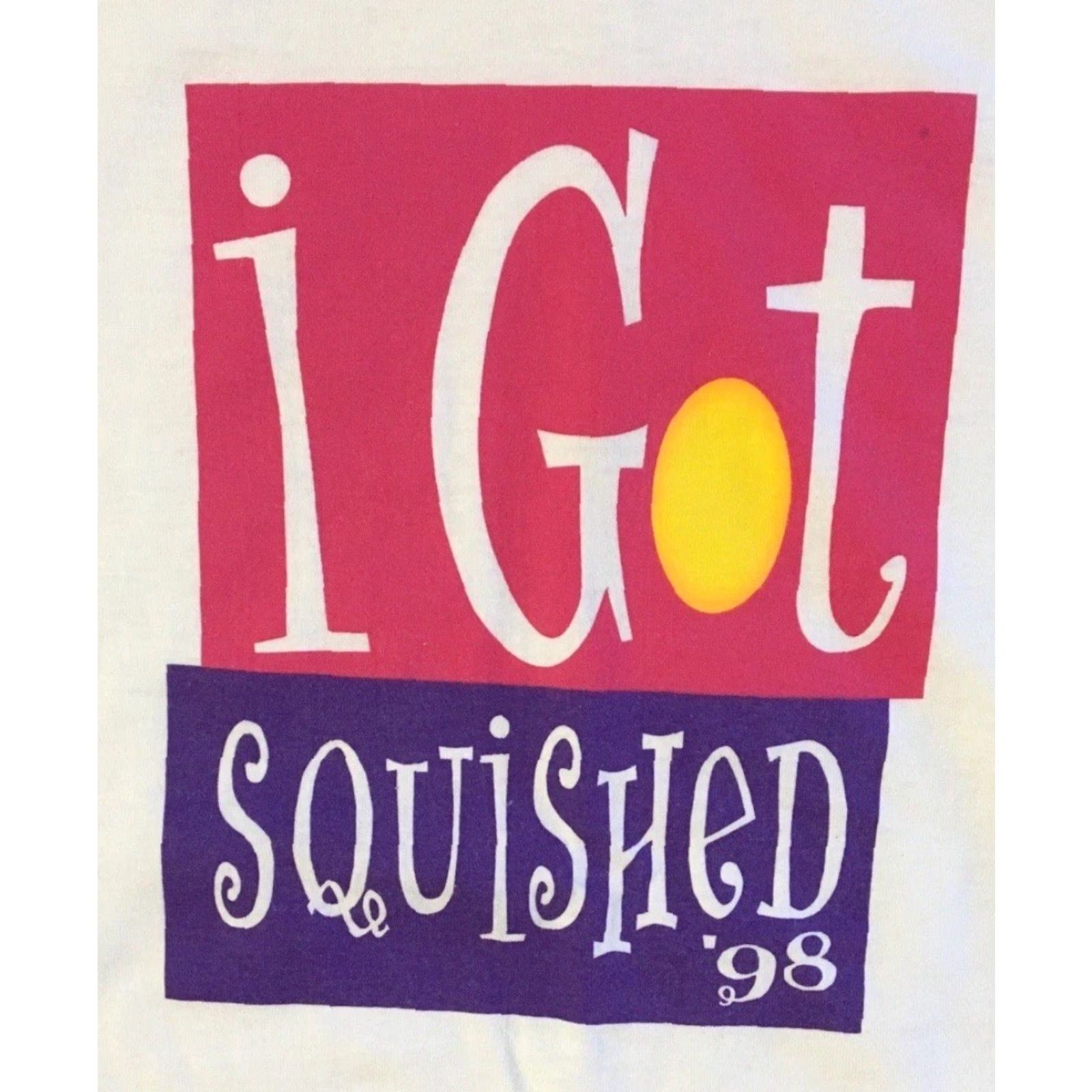 Vintage VINTAGE 90s I Got Squished Rosie O’Donnell Show Promo Shirt XL White Funny TV Grunge Men T-Shirt Short Sleeve Size US XL / EU 56 / 4 - 2 Thumbnail