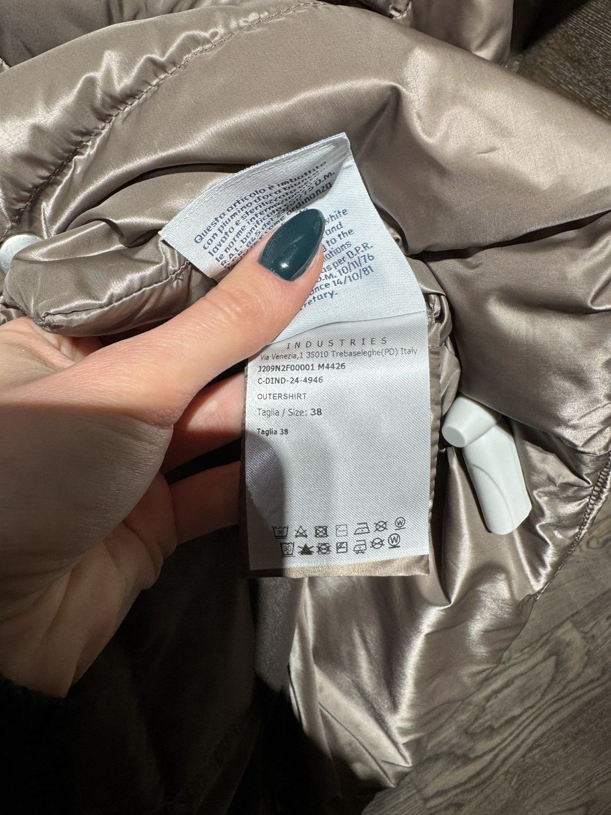 Moncler × Rick Owens Last Rick Owens x Moncler Webbing Trimmed Quilted Jacket Size XS / US 0-2 / IT 36-38 - 7 Thumbnail