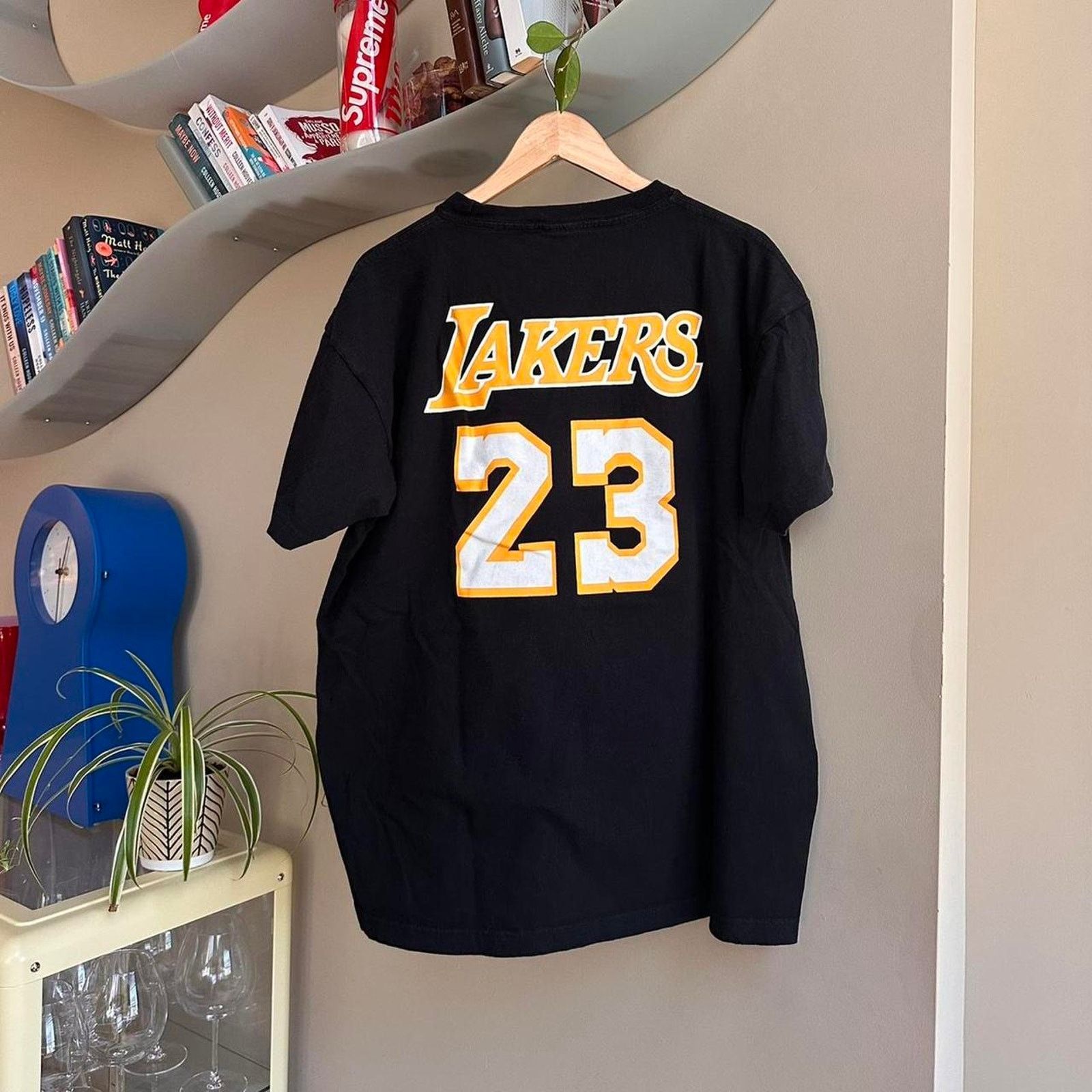 NBA × Vintage Vintage Y2K LeBron James Lakers Shirt Size US XL / EU 56 / 4 - 5 Thumbnail