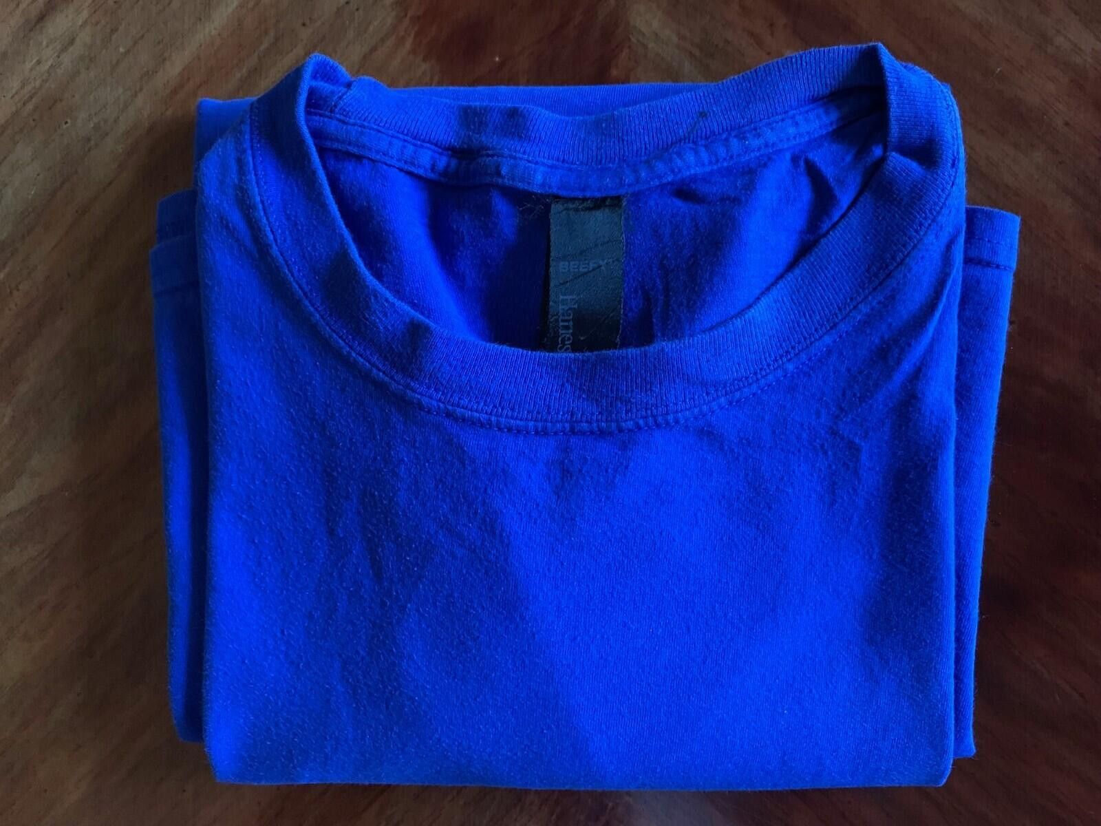 Other Men's 3XLT Beefy Blue No Pocket T-shirt Size US XXL / EU 58 / 5 - 3 Thumbnail
