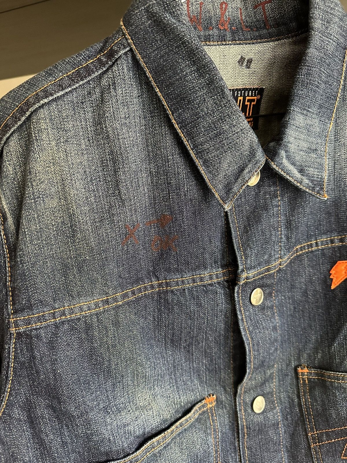 Walter Van Beirendonck 2000s W&LT Type 2 Denim Jacket Size US M / EU 48-50 / 2 - 2 Thumbnail
