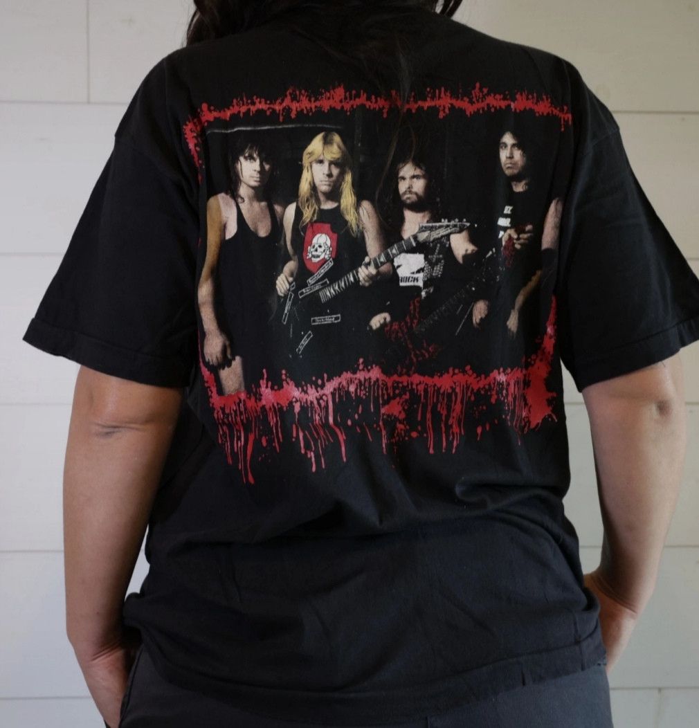 Band Tees Slayer T Shirt Vintage 1990 Grail Size US XL / EU 56 / 4 - 17 Thumbnail