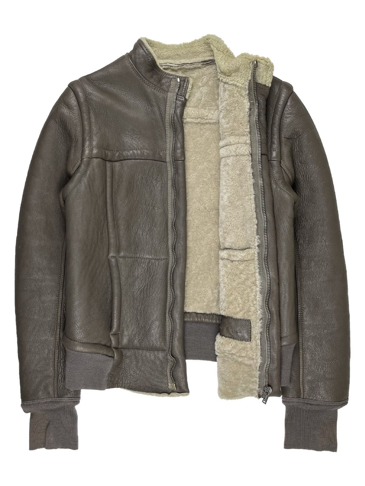 Rick Owens FW06 Rick Owens Dustulator Shearling Leather Jacket Size US S / EU 44-46 / 1 - 1 Thumbnail