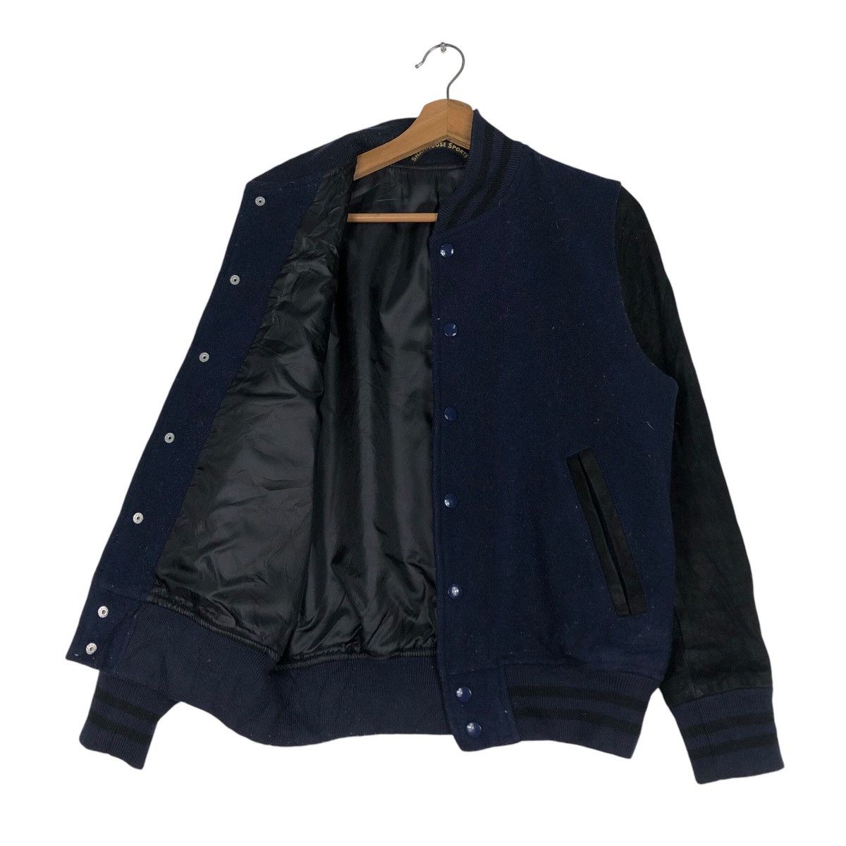 Japanese Brand 📌Vintage Bomber Leather Jacket Shanhouse Sports Usa Size US S / EU 44-46 / 1 - 12 Thumbnail