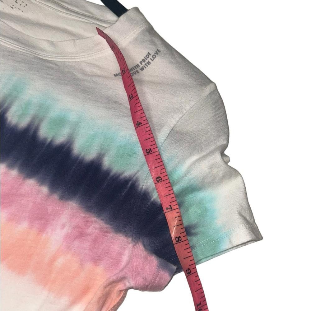 Designer Athleta l Organic Daily Tie Dye Stripe Tee Small Size S / US 4 / IT 40 - 6 Thumbnail